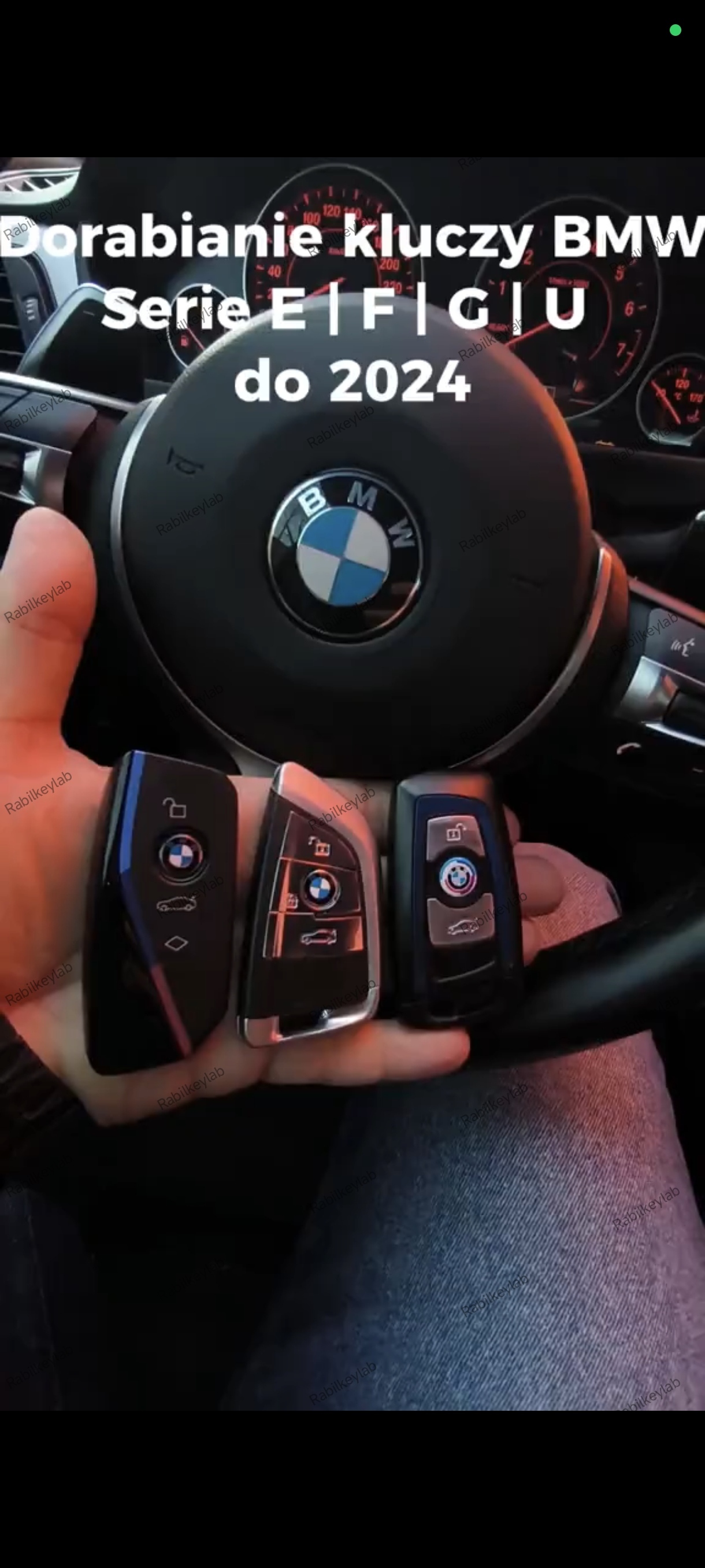 Dorabianie kluczy BMW Zawiercie Rabil KeyLab